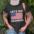 Lets Go Brandon Lets Go Brandon Flag Unisex T-Shirt Gifts for Old Men