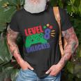 Level 8 Unlocked 8Th Gamer Video Game Birthday Video Game T-Shirt Gifts for Old Men