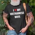 I Love My Vietnamese Wife T-shirt Gifts for Old Men