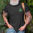 Lucky Shamrock St Patricks Day T-Shirt Gifts for Old Men