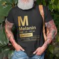 Melanin Brown Sugar Warm Honey Chocolate Black Gold Unisex T-Shirt Gifts for Old Men