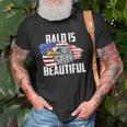 Mens Bald Is Beautiful July 4Th Eagle Patriotic American Vintage Unisex T-Shirt Gifts for Old Men