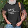 Pumpkin Spice And Reproductive Rights T-shirt Gifts for Old Men