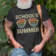 Retro Last Day Of School Schools Out For Summer Teacher V2 Unisex T-Shirt Gifts for Old Men