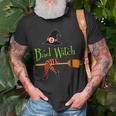 Scary Bad Witch Fly Broomstick Halloween Costume Good Witch Unisex T-Shirt Gifts for Old Men