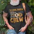 School Nurse Teacher Boo Crew Halloween School Nurse Teacher Unisex T-Shirt Gifts for Old Men