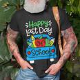 School Truck Shirts Happy Last Day Of School Teachers Kids Unisex T-Shirt Gifts for Old Men