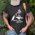 Son Of Odin Viking Odin&8217S Raven Norse Unisex T-Shirt Gifts for Old Men