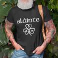 St Patricks Day Slainte St Patricks Day T-shirt Gifts for Old Men