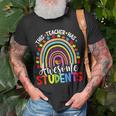 This Teacher Has Awesome Students Rainbow Autism Awareness Unisex T-Shirt Gifts for Old Men