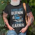 Trucker Truck Driver Funny S Trucker Semitrailer Truck Unisex T-Shirt Gifts for Old Men