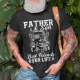Trucker Trucker Fathers Day Father And Son Best Friends For Life Unisex T-Shirt Gifts for Old Men