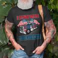 Trucker Trucker Support I Stand With Truckers Freedom Convoy V3 Unisex T-Shirt Gifts for Old Men