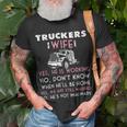 Trucker Trucker Wife Shirt Not Imaginary Truckers WifeShirts Unisex T-Shirt Gifts for Old Men