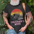 Trucker Truckers Wife Retro Truck Driver Unisex T-Shirt Gifts for Old Men