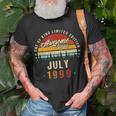 Vintage 23Th Birthday Awesome Since July 1999 Epic Legend Unisex T-Shirt Gifts for Old Men