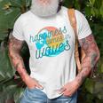 Ocean Wave Sunset  Happiness Comes In Waves Summer Gift Unisex T-Shirt