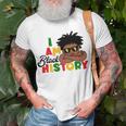I Am Black History For Boys Black History Month T-shirt Gifts for Old Men