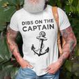 Dibs On The Captain Captain Wife Dibs On The Captain T-shirt Gifts for Old Men