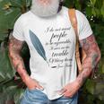Jane Austen Funny Agreeable Quote Unisex T-Shirt Gifts for Old Men