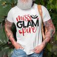 Little Miss Glam Pire Vampire Halloween Cute Kids Girls Bat Fangs Unisex T-Shirt Gifts for Old Men