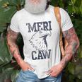 Meri Caw Eagle Head Graphic 4Th Of July Unisex T-Shirt Gifts for Old Men