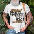 One Month Can Hold Our History Black History Month T-shirt Gifts for Old Men