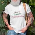 Retro California Republic Flag V2 Unisex T-Shirt Gifts for Old Men