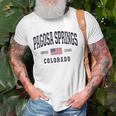 Womens Usa Flag Stars &Amp Stripes Pagosa Springs Colorado Unisex T-Shirt Gifts for Old Men