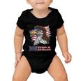 American Bald Eagle Mullet 4Th Of July Funny Usa Patriotic Meaningful Gift Baby Onesie