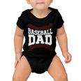 Baseball Dad Sports Fan Tshirt Baby Onesie