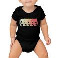 Bigfoot Silhouette Retro Sasquatch Tshirt Baby Onesie