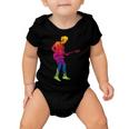 Cool Colorful Music Guitar Guy Baby Onesie