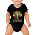 Cool Elephant Smoking Weed Bong Marijuana Cannabis Stoner Baby Onesie