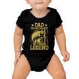 Dad Fishing Legend Flag Tshirt Baby Onesie