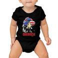 Eagle Mullet 4Th Of July Usa American Flag Merica Gift V7 Baby Onesie