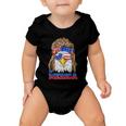 Eagle Mullet Merica Shirt Men 4Th Of July American Flag Usa Baby Onesie