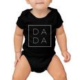 Fathers Day For New Dad Him Papa Grandpa Funny Dada Baby Onesie