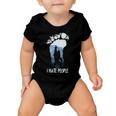 Funny Bigfoot I Hate People Baby Onesie