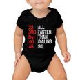 Funny Gun Caliber All Faster Than Dialing 911 Guns Tshirt Baby Onesie