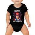Funny Joe Biden Happy Halloween Confused For 4Th Of July V2 Baby Onesie