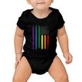 Gay Pride Lgbt Support Lgbtq Ally Bi Trans Pride Baby Onesie