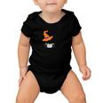 Hiss Off Cat Witch Hat Halloween Quote Baby Onesie