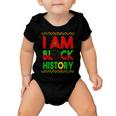 I Am Black History V2 Baby Onesie