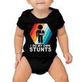 I Do My Own Stunts Retro Funny Meme Baby Onesie