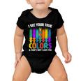 I See Your True Colors Autism Awareness Support Baby Onesie