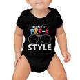 Kickin It Prek Sunglass Style Back To School Baby Onesie