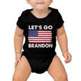 Lets Go Brandon Lets Go Brandon Flag Tshirt Baby Onesie