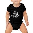 My Firs Boo Spider Halloween Quote Baby Onesie