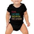 Papa The Man The Myth The Legend Vintage Baby Onesie